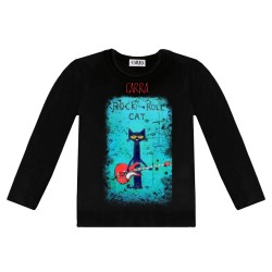 Carra Rock and Roll Cat детска блуза